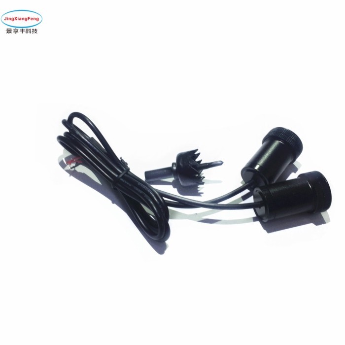 JXF Case For Mini UAZ 12V 5W LED Car Ghost Shadow Edge Light Projector Laser Logo Door for Mazda Co