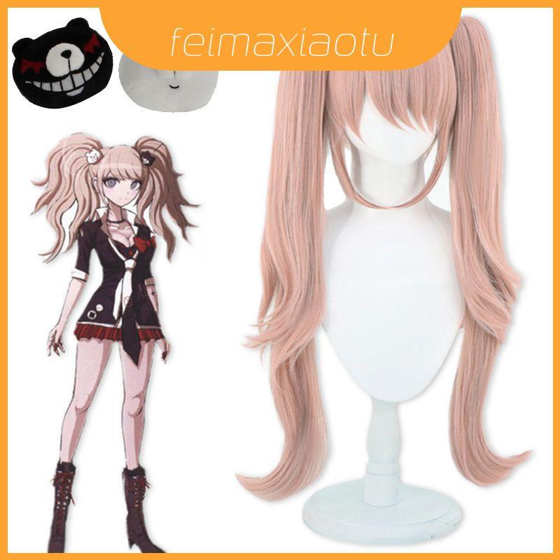 วิกผมและหมวกคอสเพลย์ Junko Enoshima จาก Danganronpa แบบปรับได้ คุณภาพดี