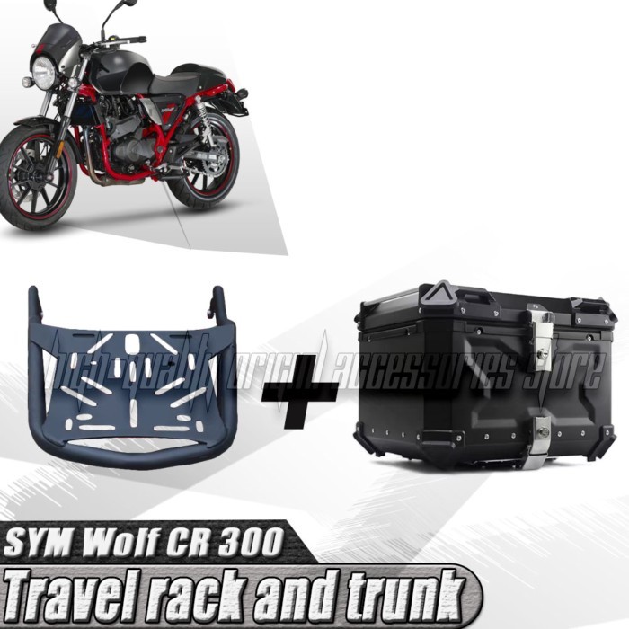 Fit SYM Wolf CR 300 CR300 CR300i 300i Motorcycle Accessories Rear Cushion Support rear trunk Bracke