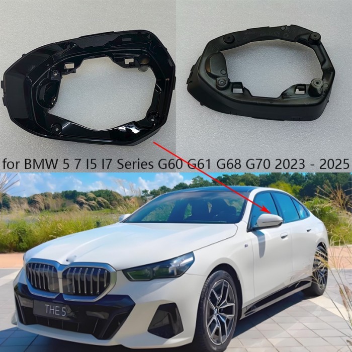 Car Accessories Side Rearview Mirror Frame Exterior Reversing Mirrors Trim for BMW 5 7 I5 I7 Series