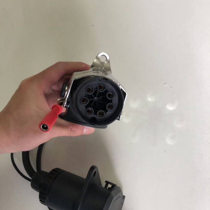 New 7638 OBD2 Trailer Diagnostic Adapter Cable EBS ISO 7638 Compatible with Bosch Autel Autocom for