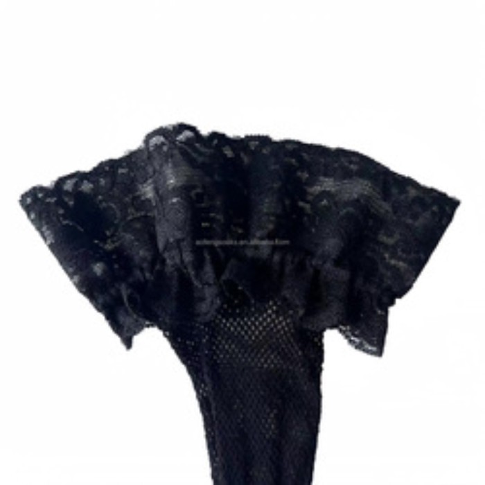 Best price good quality breathable long black socks mesh stocking women's long socks