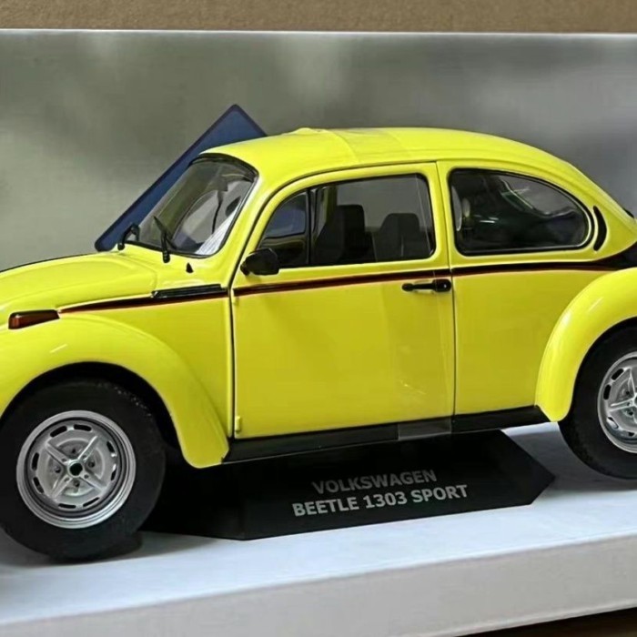 SOLIDO 1/18 VW BEETLE 1303 SPORT Volkswagen BEETLE รถรุ่นโลหะผสม
