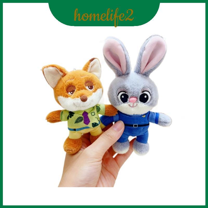 Judy น่ารัก Nick Sloth Sloth และ Benjamin พวงกุญแจตุ๊กตาสําหรับกระเป๋าตกแต่ง