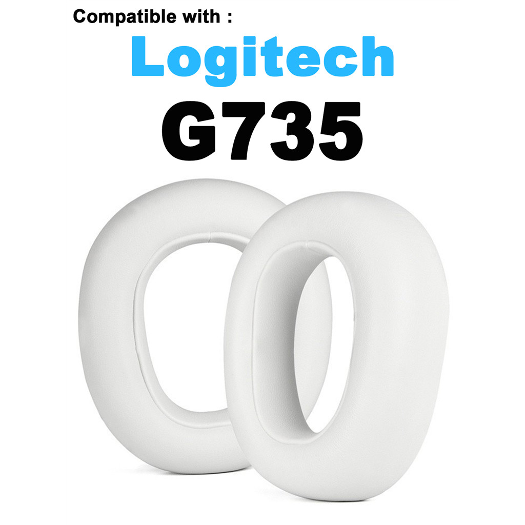 เหมาะสําหรับ Logitech G735 เปลี่ยนหูฟังฟองน้ํา earflap แผ่นรองหูฟัง
