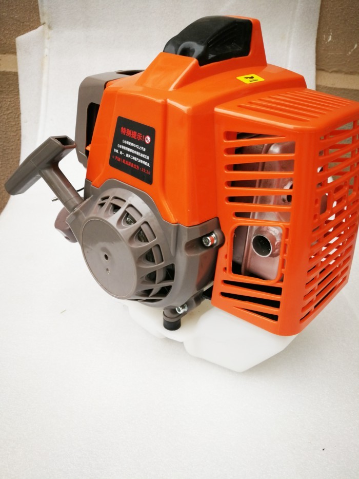 63CC 1E48F Gasoline Engine Brush Cutter Grass Trimmer Ground Motor Exhaust Muffler To Starter