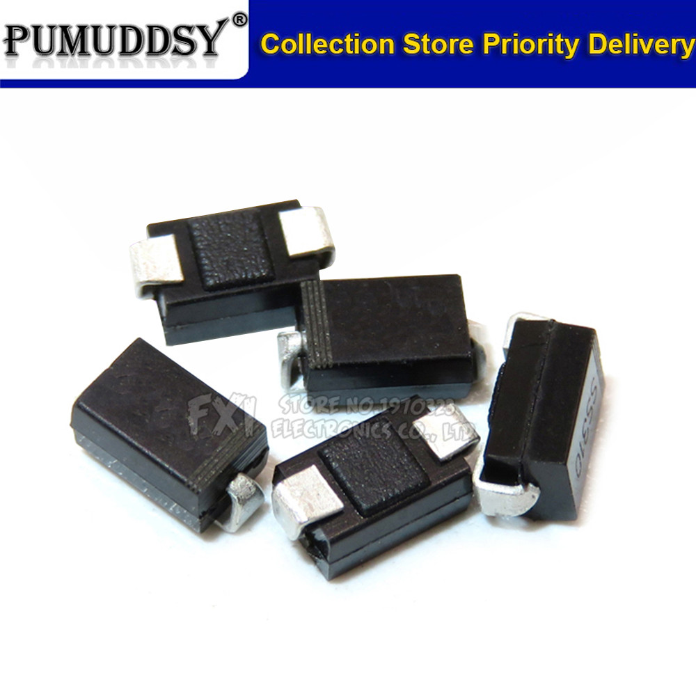 50PCS B340A B340 3.0A พื้นผิว MOUNT SCHOTTKY BARRI ใหม่เดิม