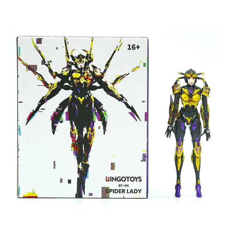 New Transformation Toys BingoToys BT-04 BT04 Blackarachnia Airachnid Spider Action Figure toy in st