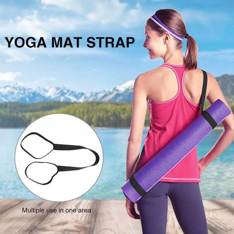 C 2Pcs Yoga Mat Strap Adjustabl Yoga Mat Carrir Lightwight Yoga Mat Sg Hands-Fr Yoga Mat Holdr Stra
