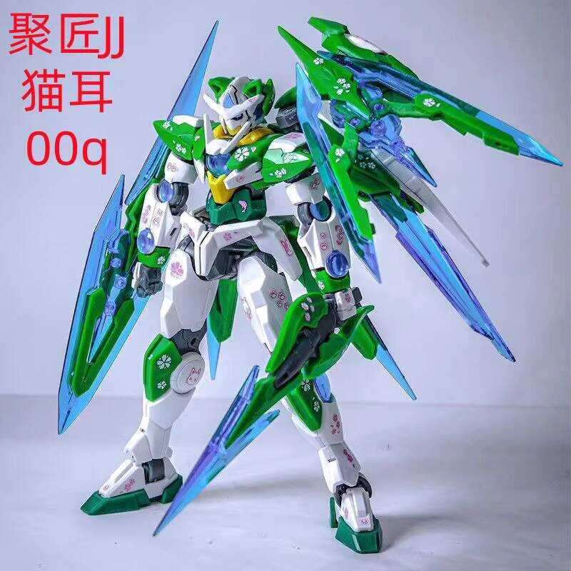 Jujiang JJ5501 [Cat Ear q] HG1/144 Gundam Assembly Model Mecha อินเทรนด์เล่นเคลื่อนย้ายได้การเปลี่ยน