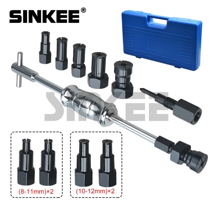14pc 8-32MM Blind Hole Bearing Puller Set Internal Bearing Extractor Kit Slide Hammer Bearing Pulle