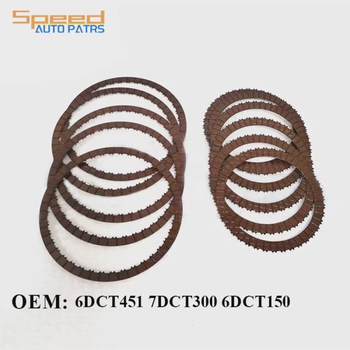 6DCT451 6DCT150  7DCT300 Auto Transmission Clutch Plates Friction Kit For Ford Volvo Great Wall Car