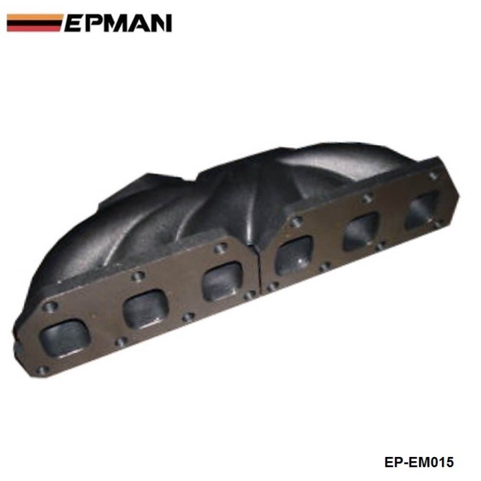 Cast Turbo Exhaust Manifold Header T3 Fit 38MM Wastegate FOR VW Golf 4 VR6 2.8L 24VEP-EM015