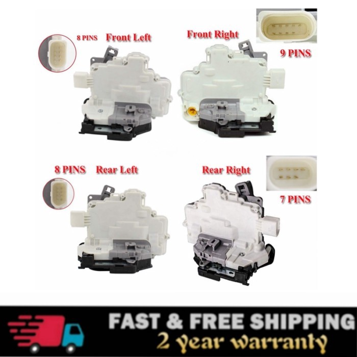 8K0839016 8K0839015 8J1837016A 8J1837015A Door Lock Latch Actuator Central Mechanism Motor Fit for