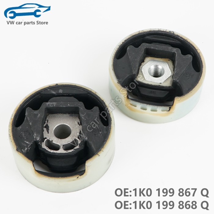 2PCS 1K0199867Q Engine Subframe Mounting Motor Support For PQ35 VW Jetta Golf Passat B7 Sciricco Ti