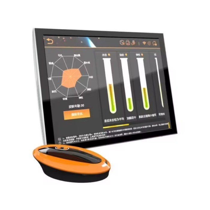 Professional Skin Tester Facial Analysis AI Smart Moisture Test Skin Beauty Salon 2025