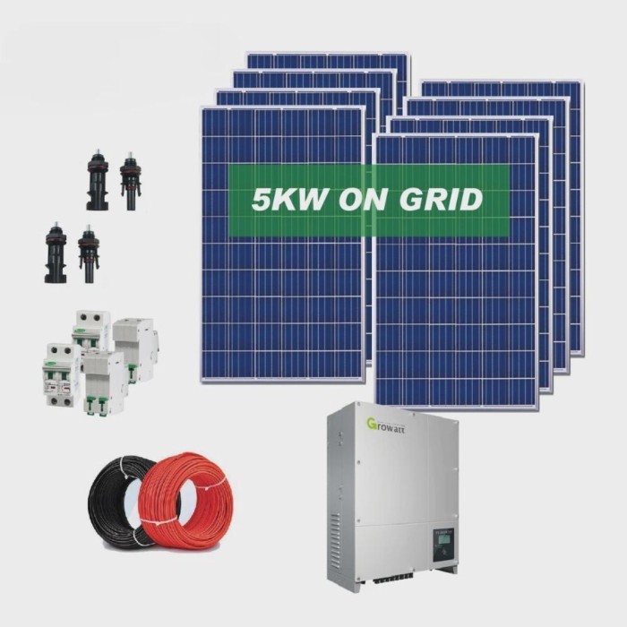 Customizable any power On Grid-tied and Off Grid solar  system 1KW 2KW 3KW 4KW 5KW 6KW 7KW 8KW 9KW