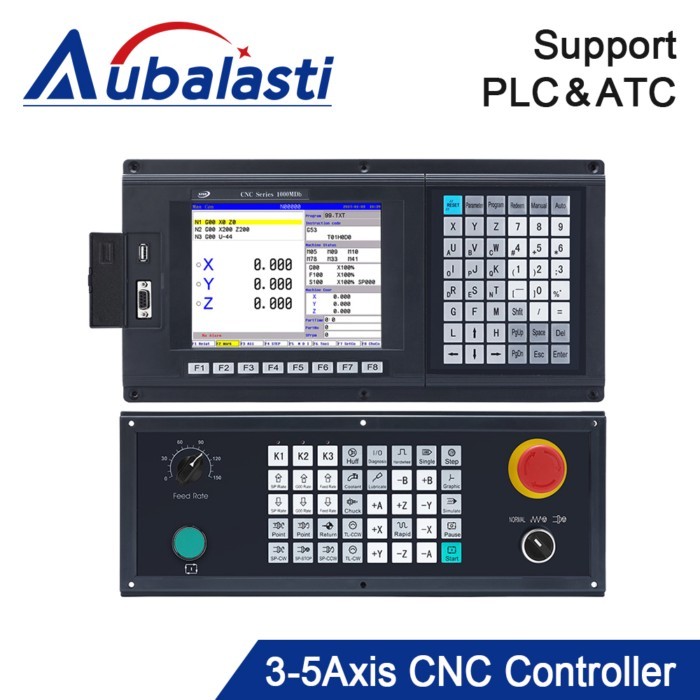 Aubalasti CNC Controller CNC1000MDb Series 3Axis 4Axis 5Axis Support ATC and PLC for Drilling and M