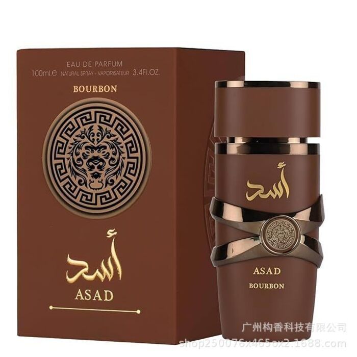แฟชั่น爆款 Lattafa Asad Bourbon 100ml เบโรนัลอันยิ่งใหญ่และกาแล็กซี่