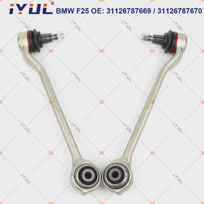 A Pair Front Lower Suspension Control Arm Straight For BMW X3 F25 X4 F26 31126787669 31126787670