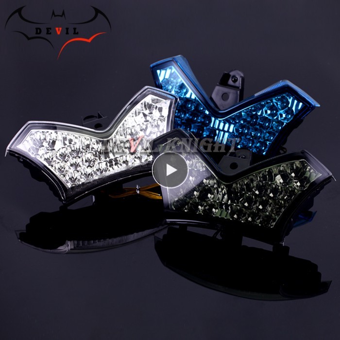 Rear brake signal integrated LED light smoke 2006-2015 Kawasaki Ninja ZX14 ZX14R ZX-14 ZX-14R ZX140