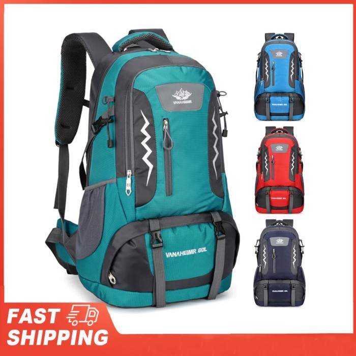 60L Water-resistant Camping Backpack Hiking Backpack for Men and Women Outdoor Sport Travel Mountai