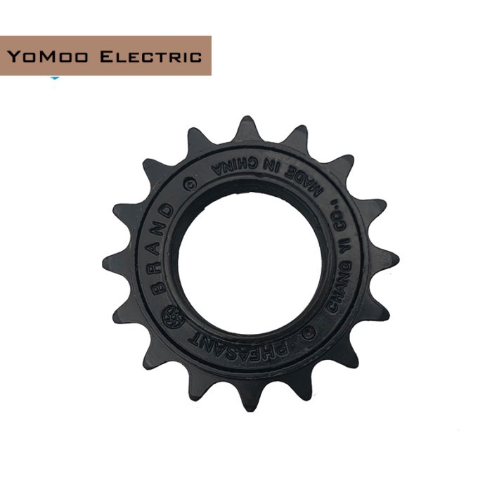 Single Freewheel 16T 34mm Diameter English Thread Matched With QS205 Spoke Hub Motor