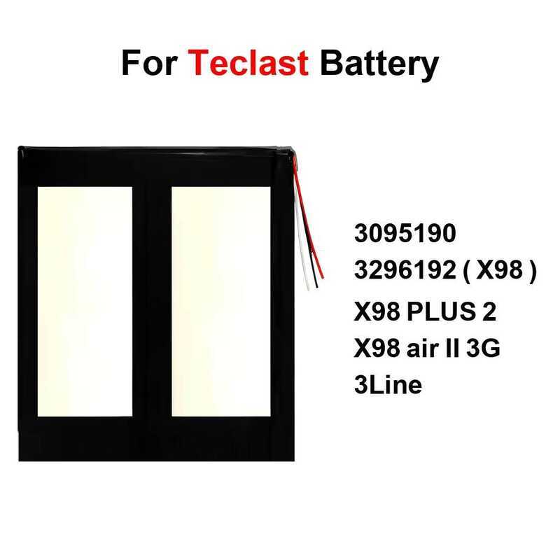 Laptop Battery Long-Lasting Performance 8000-10000Mah For Teclast X98 Air 3G 3-Wire P98 Tablet Plus