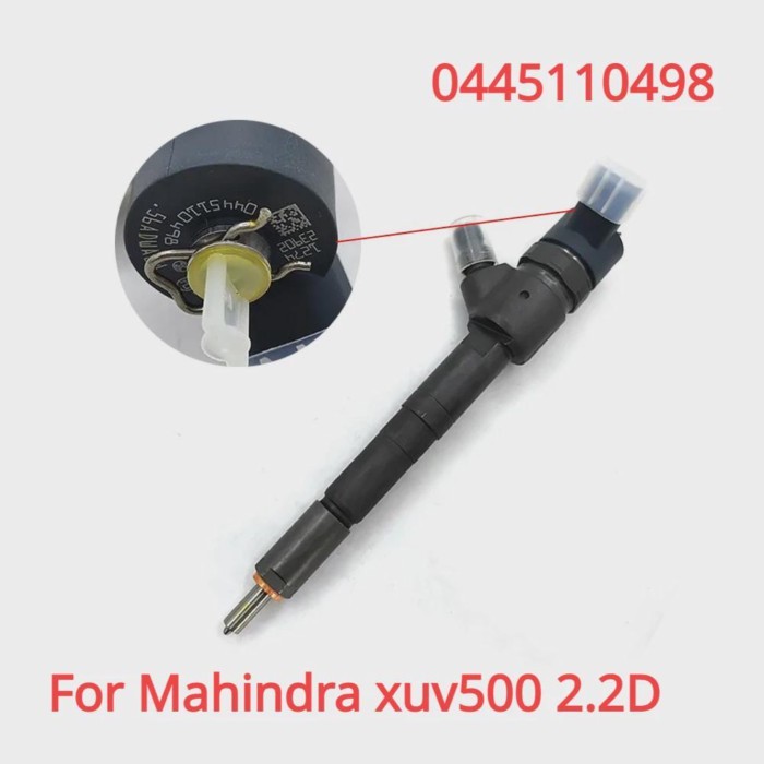 0445110498 0445110497 New Diesel Fuel Injector For Mahindra 2.2 L XUV 500 mHawk CRDe Engine