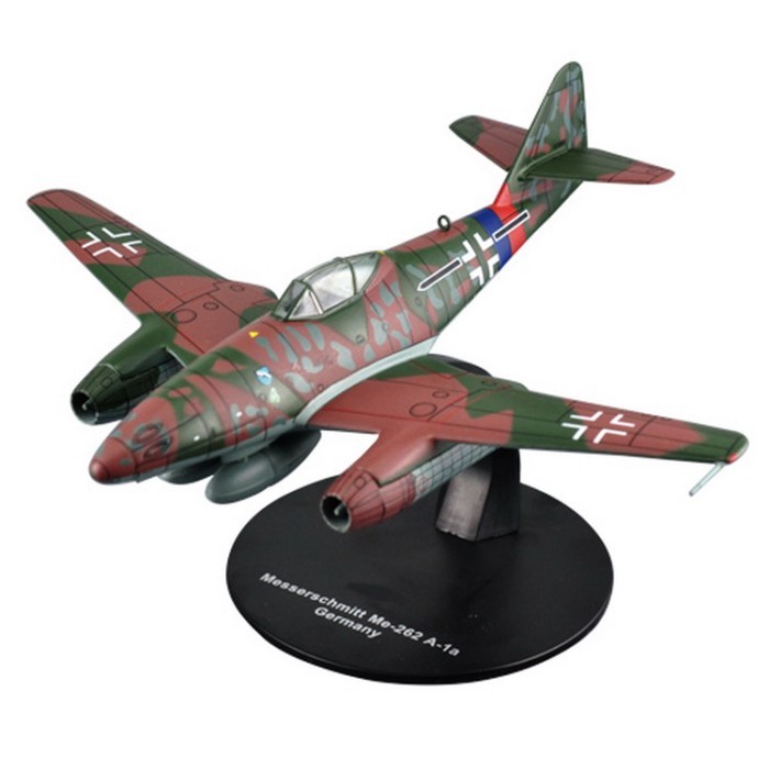 DeAGOSTINI Masterpiece Aircraft 1/72 No.34 เยอรมัน ME262 สําเร็จรูปโลหะผสมรุ่นยี่ห้อใหม่ Out of Prin