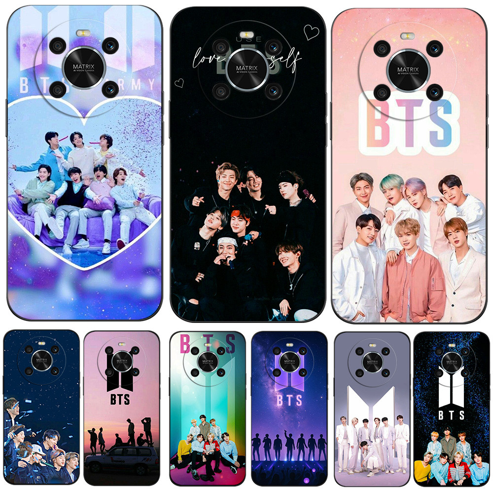 สําหรับ Honor X9 4G กรณีซิลิคอนโทรศัพท์ฝาหลังซิลิคอนนุ่มสีดํา tpu กันกระแทก RM Jin Suga J-Hope Jimin