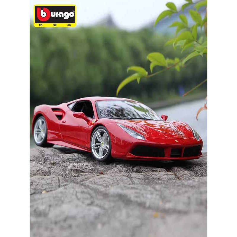 Betty Higher 1: 18 Ferrari 488 GTB รถจําลองรุ่นรถขนาดใหญ่ตกแต่งของขวัญ