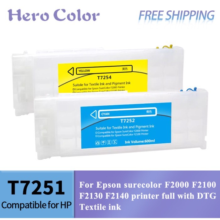Compatible ink cartridgeT7251-T725A2 for Epson surecolor F2000 F2100 F2130 F2140 printer