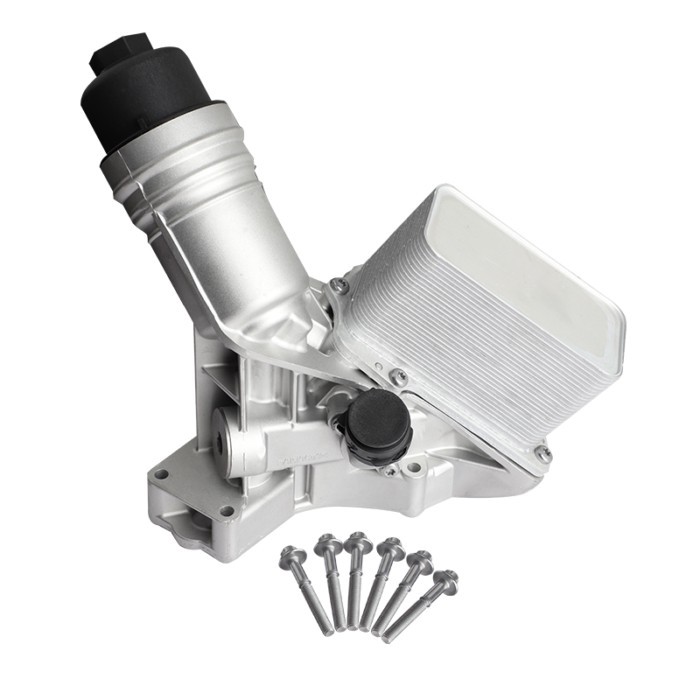 11428583895 New Aluminum Engine Oil Filter Housing Cooler Assembly For BMW F20 F30 G30 G11 X3 X4 X5