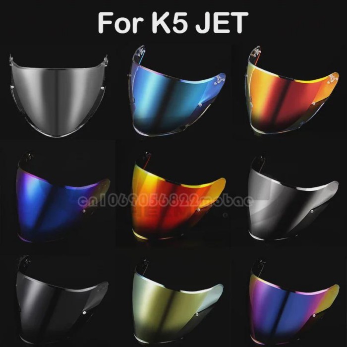 Helmet Visor for AGV K5 JET Helmet Shields UV Protection Windshield Sunshield Casco Moto Accessorie
