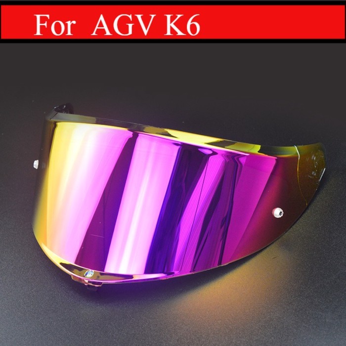 Helmets Visors For AGV K6 Helmet Lenses Equipped with Anti Fog Nail Buckle Motorcycle Helmet Anti-f