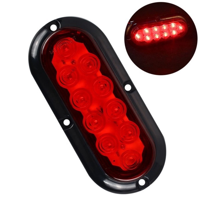 OVOVS Wholesale Led Tail Lamp Rear Brake Turn Trailer Lights 6" LED Tail Lights for RV Truck Jeep