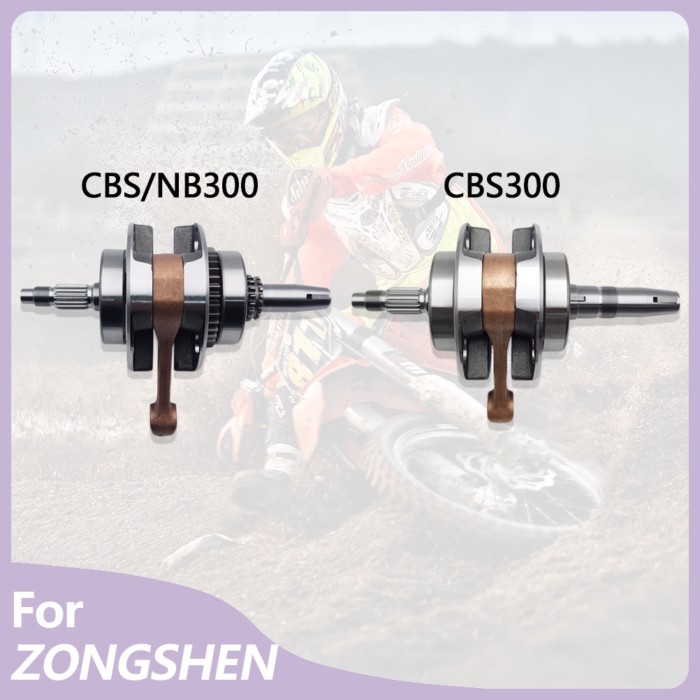 For CBS300 NB300 Motorcycle Crankshaft Assembly Crank Connecting Rod Shaft ZONGSHEN ZS174MN-3 ZS174