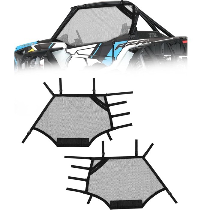 For Polaris RZR 1000 XP Turbo Window Nets Roll Cage Mesh Guard Side Panel UTV For Polaris RZR 900 5
