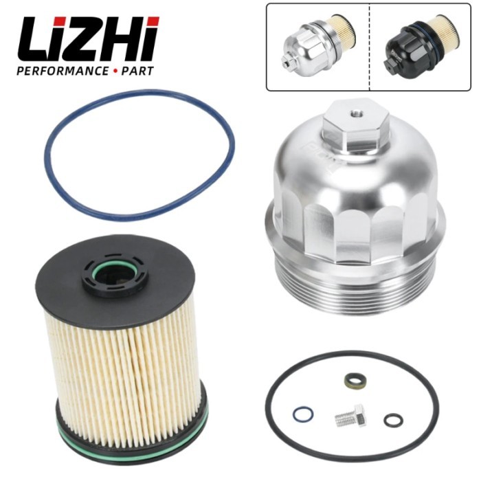 TP1015 Fuel Filter & Housing Cap For 6.6L Duramax L5P For Chevy 17-23 Silverado For GMC 17-23 Sierr