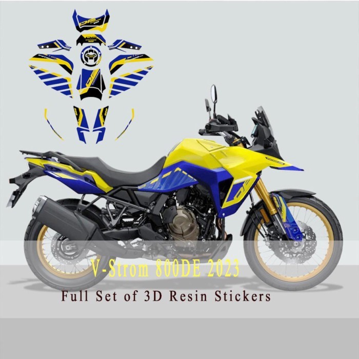 For SUZUKI V-STROM 800DE Vstrom 800 DE 2023 NEW 2023 V-STROM 800DE Motorcycle Accessories 3D Epoxy