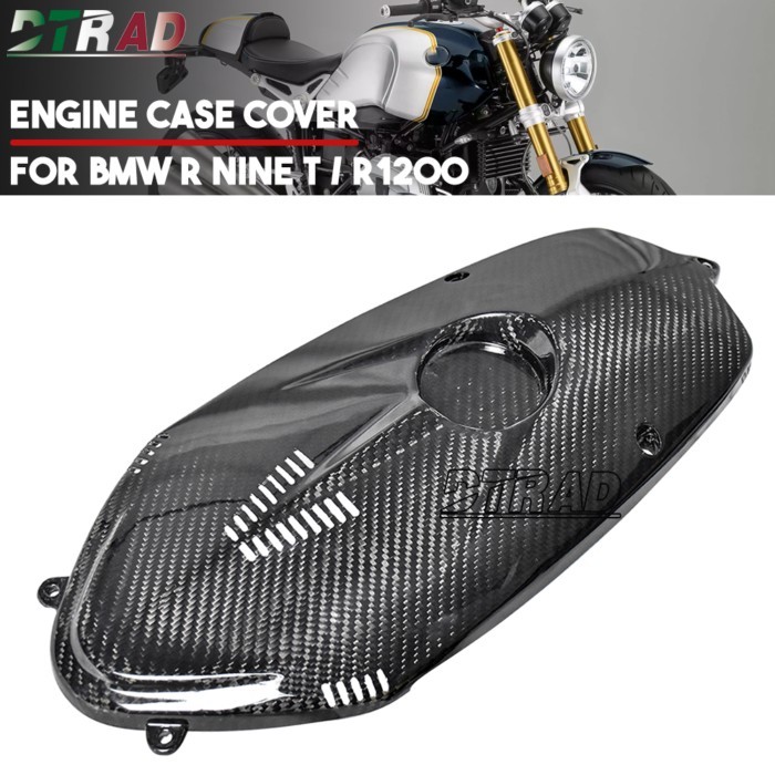 For BMW R NINE T R9T Scrambler Racer Urban G/S Carbon Fiber Front Engine Case Cover Protection Fair