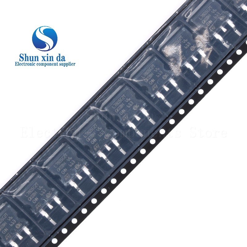 10PCS L7805CD2T-TR L7805CD2T L7805C2T 7805 SMD TO263 L7805 7808 7809 7812 7815 7905 7912 7915 CD2T บ