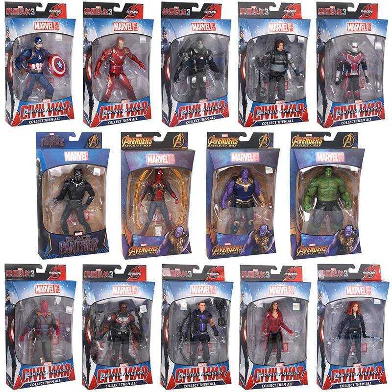 Hasbro Marvel Legends Action Figure International Thor IRonman Spiderman Captain American Black Pan