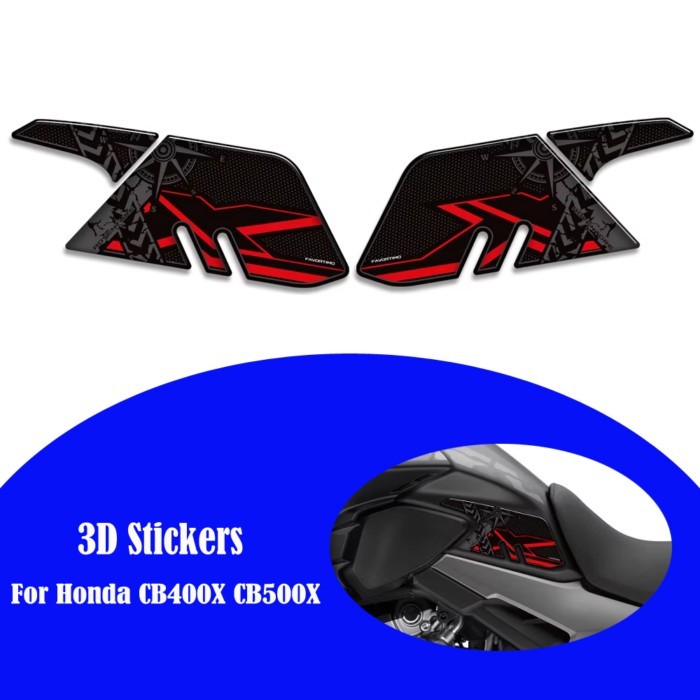 For Honda CB400X CB500X CB 400 500 CB400 CB500 X Motorcycle Tank Pad Side Grips Gas Fuel Oil Kit Kn