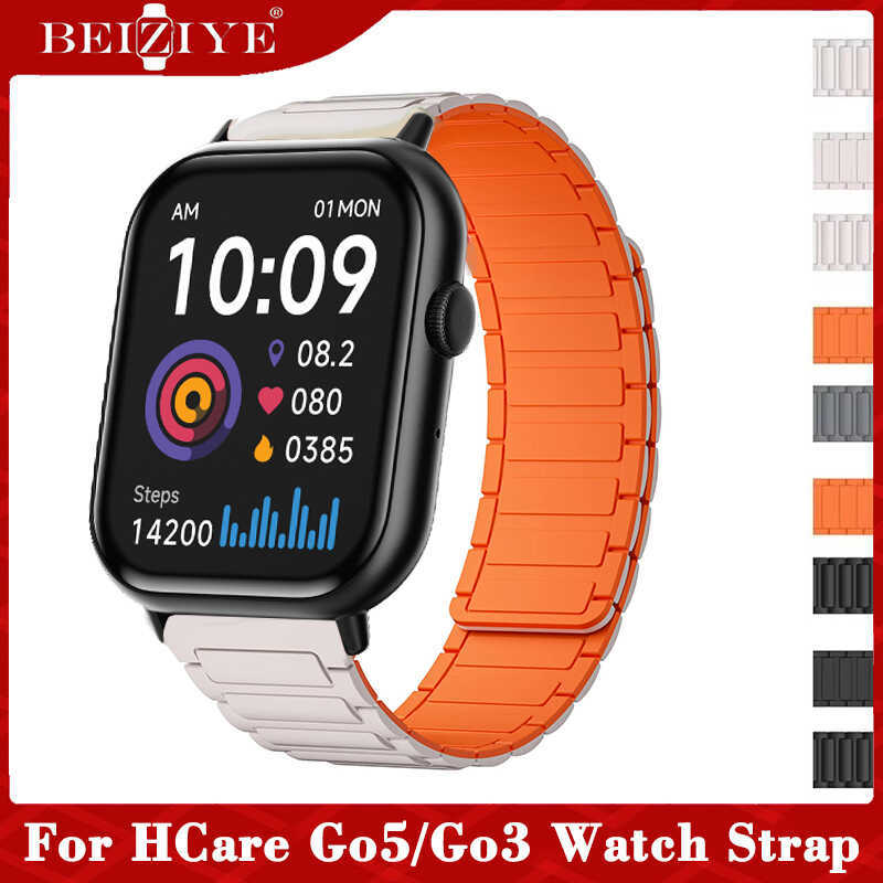 C Magnetic Silicone Bracelet For Hcare Go 5 สายนาฬิกา Sport Loop Strap Bracelet Wristband Hcare Go5