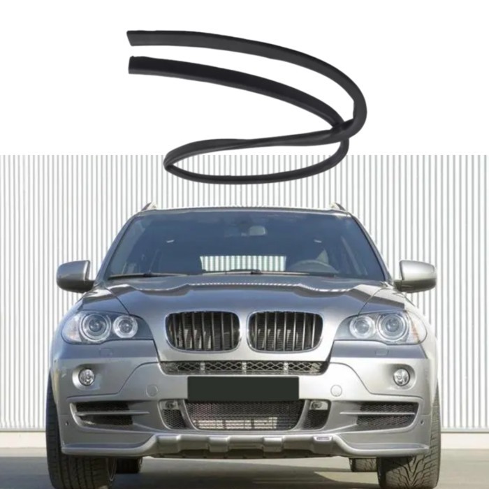 For BMW E70 E71 E72 51237161345 Black Rubber Engine Hood Sealing Gasket