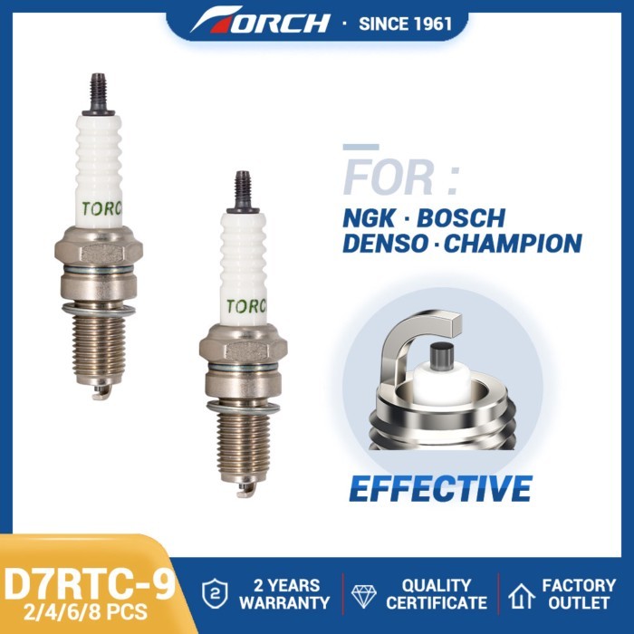 2-8PCS Replace for DPR7EA-9 for HONDA 98069-57916 for DENSO X22EPR-U9 for SUZUKI 09482-00354 Spark