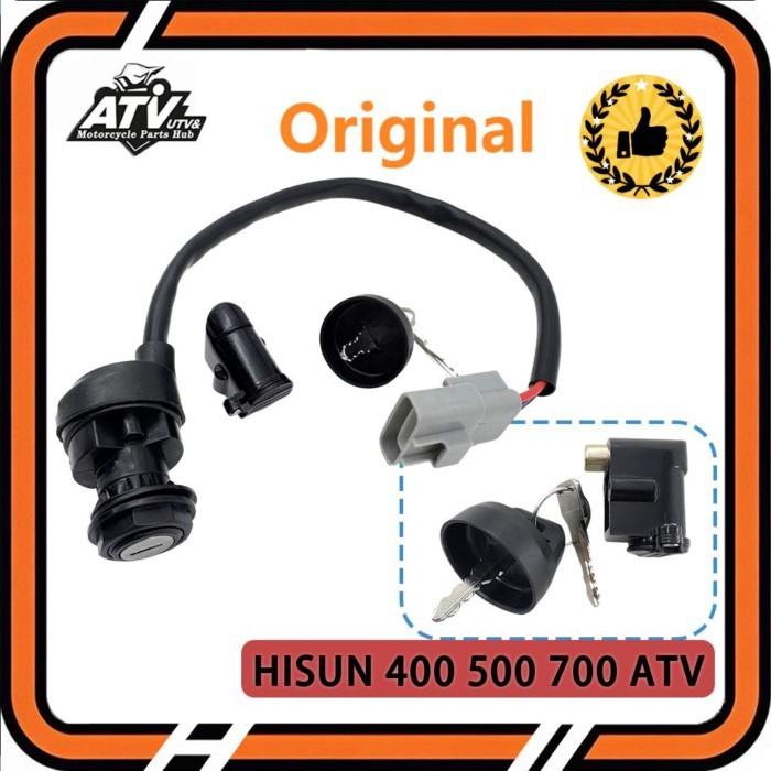 Original Ignition Switch 2key For Hisun 400 HS500 700ATV Massimo Menards Qlink Supermach Excalibur