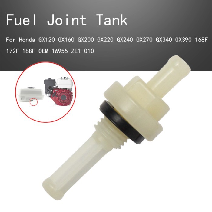 Engine Fuel Joint Tank Filter for Honda GX120 GX160 GX200 GX220 GX240 GX270 GX340 GX390 168F 172F 1
